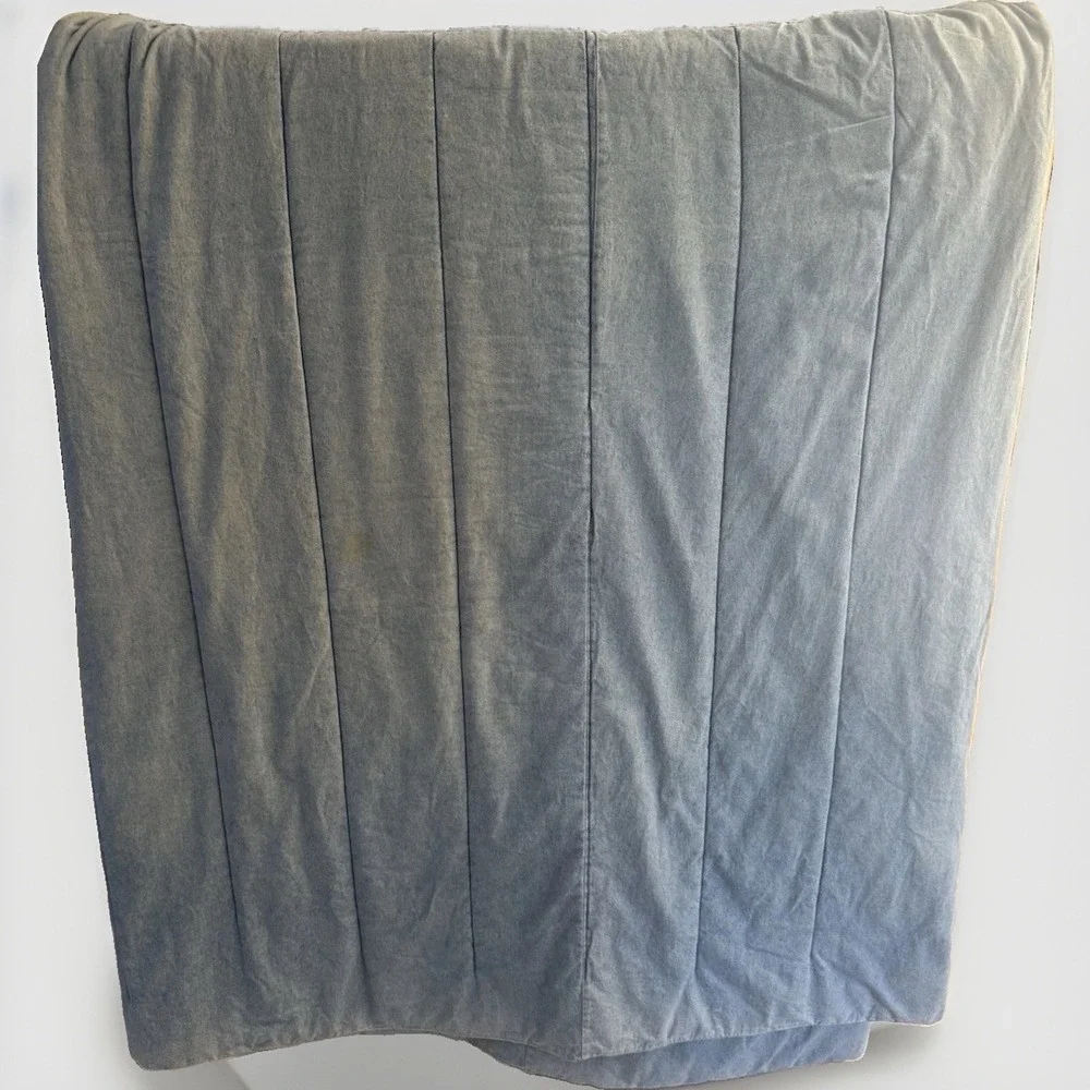 Rare VTG Ralph Lauren Heavy Denim Jean Windward King Sz Comforter-Bed Spread